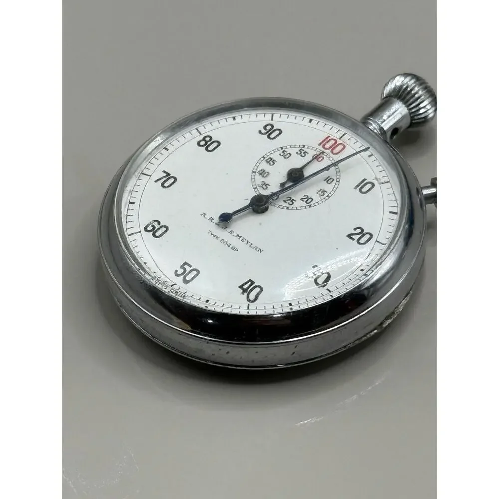 A.R. & J.E. Meylan Type 204BD Mechanical Wind Up Stop Watch